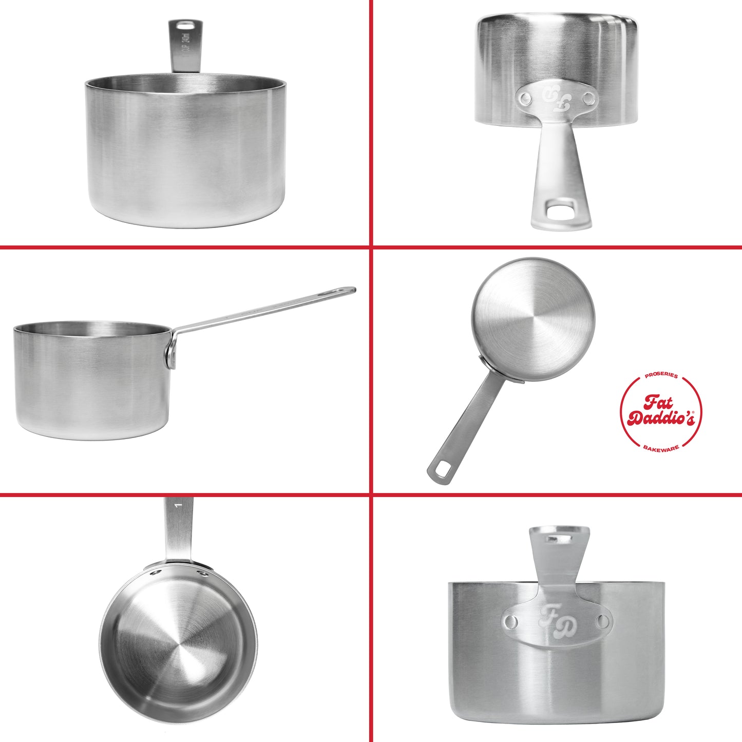 Fat Daddio's Stainless Steel Measuring Cups & Spoons