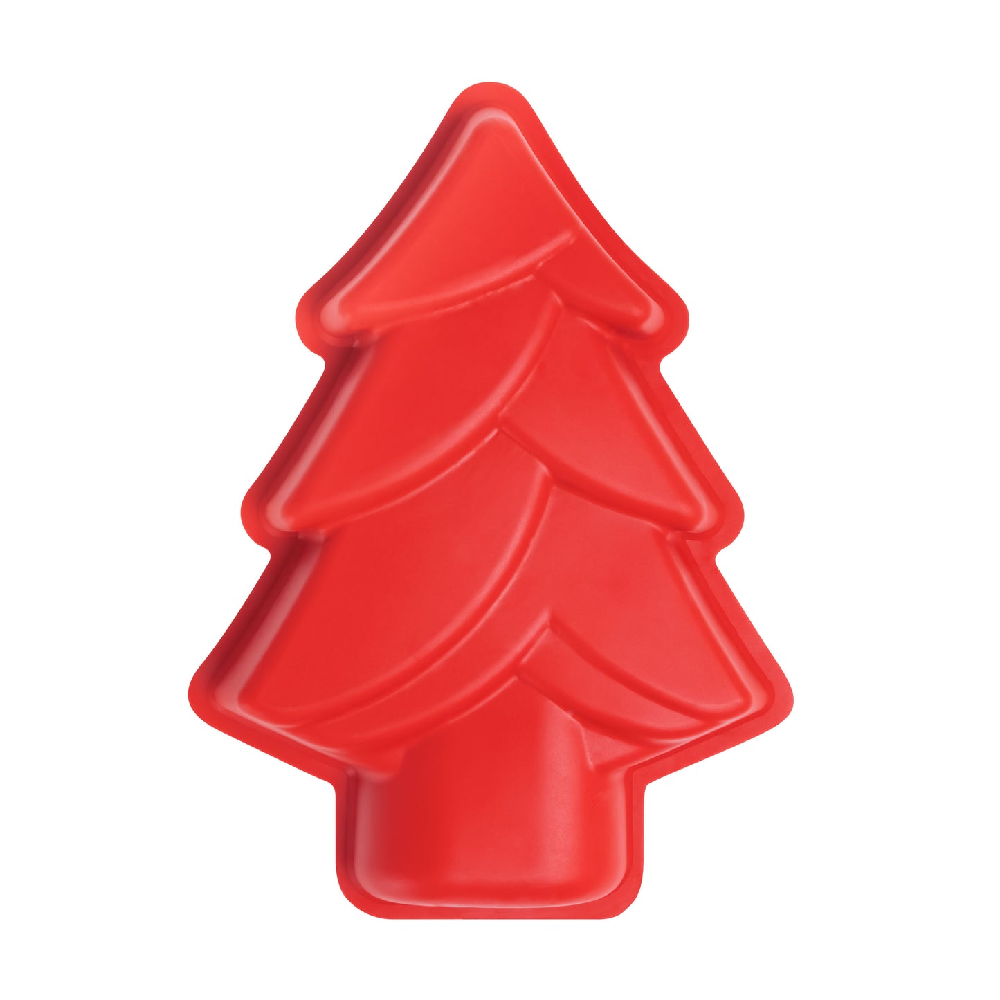 Red Holiday Christmas Tree Silicone Mold Bakeware